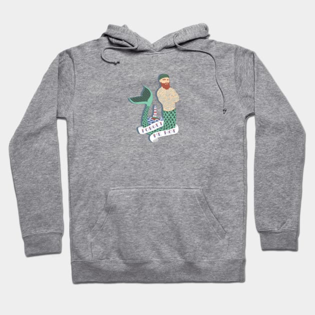 MERMAN Hoodie by MAYRAREINART